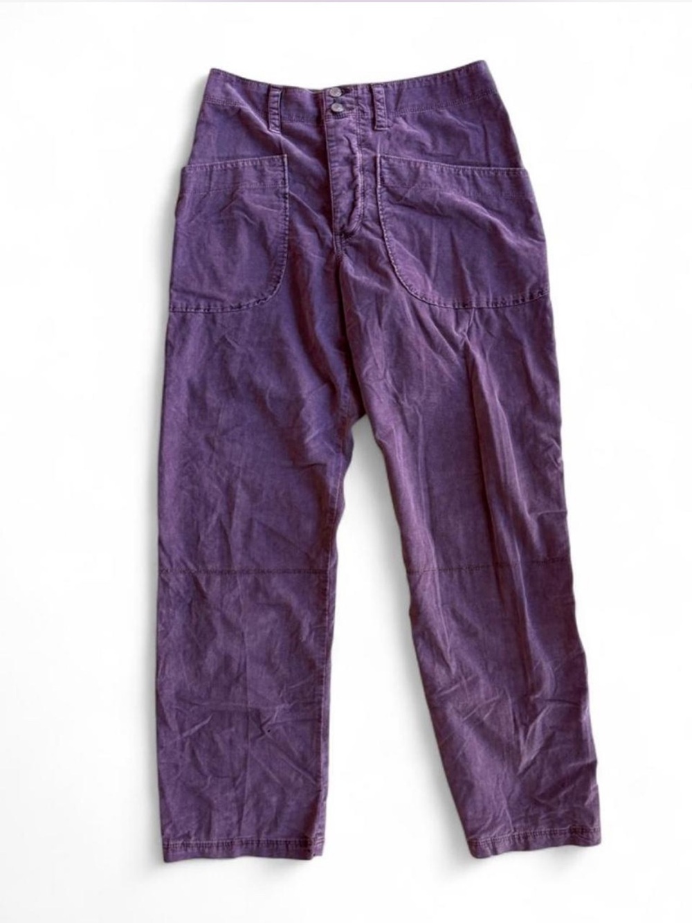 Free People Mauve Utility High-Rise Pants
